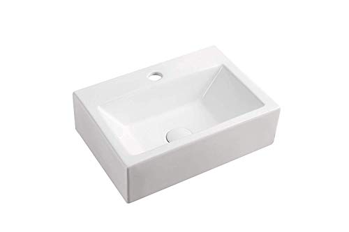 Elanti Collection Ec9859 Sink, Rectangular (16.8 X 12 X 5.1 Inches), White #TOP3