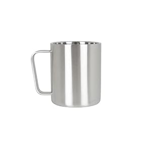 Lifeventure Stainless Steel Mug – Strong Corrosion Resistant Mug Ideal for Camping or Travel
