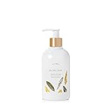 Thymes - Olive Leaf Hand Lotion with Pump - With Moisturizing Shea Butter, Vitamin E and Olive Oil - 8.25 oz