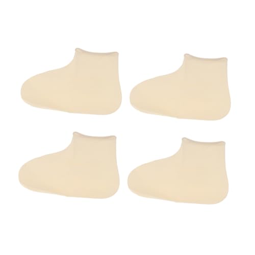 2 pares de fundas para zapatos de silicona reutilizables para hombre y mujer, diseño antideslizante para actividades al aire libre en clima lluvioso, botas de lluvia ligeras y portátiles miniatura 1