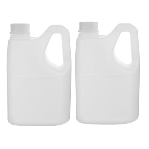 PRETYZOOM Grandi Bottiglie Di Succo Con Manici Contenitori Da 2 Litri Per Liquidi Brocche Dacqua Riutilizzabili Per La Conservazione in Cucina Durante Le Feste