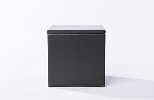 LifeSong Milestones Custom Wooden Cremation Urn Box for Human Ashes Loss of Loved One (When Tomorrow Starts Bereavement) 4.5x4.5x4.75 Small Memorial Keepsake Box Holds 18 cu.in