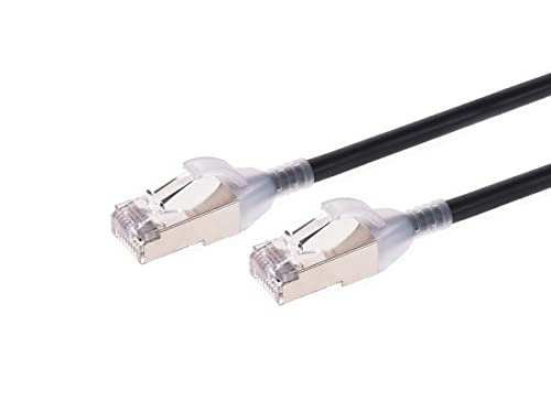 Monoprice Cat6A Ethernet Patch Cable - Snagless, Double Shielded,...