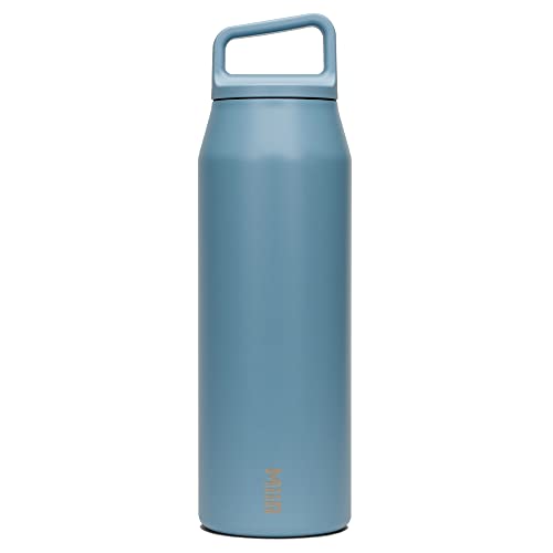MiiR Wide Mouth Water Bottle - 32oz Insulated Water Bottle in Stainless Steel with Double Wall Vacuum Insulation, Leakproof Design, Keeps Drinks Hot or Cold