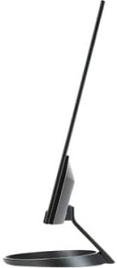 Ġenb view of Acer R271 bid monitor, showing its slim profile