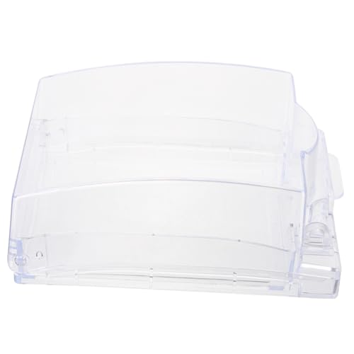 NUOBESTY Copriprese a Muro Adesivo Trasparente Resistente All’acqua e Al Fuoco, Protezione Per Presa Esterna Anti-spruzzo Per Bagno, Cucina e Ufficio, Facile Installazione Senza Tracce