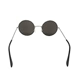 Round Hippie Sunglasses Retro Hippie Glasses for Men Women, Blue
