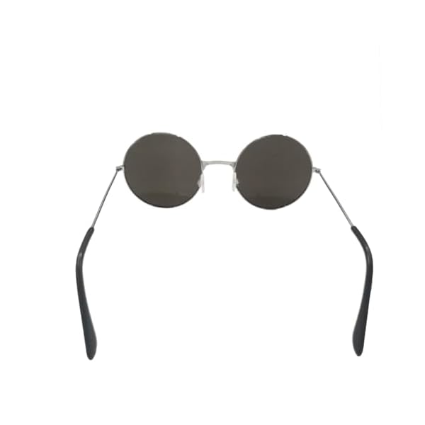 Round Hippie Sunglasses Retro Hippie Glasses for Men Women, Blue