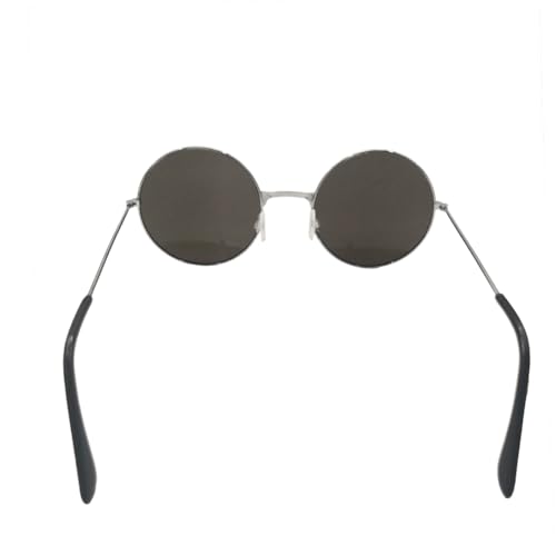 VIGUEUR Round Hippie Sunglasses Retro Hippie Glasses for Men Women, Blue4