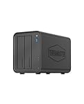 TERRAMASTER F2-425 2-Bay NAS Storage - Intel x86 Quad-Core CPU, 4GB RAM, 2.5GbE LAN, Network Attached Storage Multimedia Server for Home Users (Diskless)
