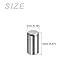 METALLIXITY Dowel Pin (4mmx12mm) 50Pcs, 304 Stainless Steel Shelf Support Pegs Pin Fastener Elements - for Metal Devices, Furniture Installation, Industrial, DIY