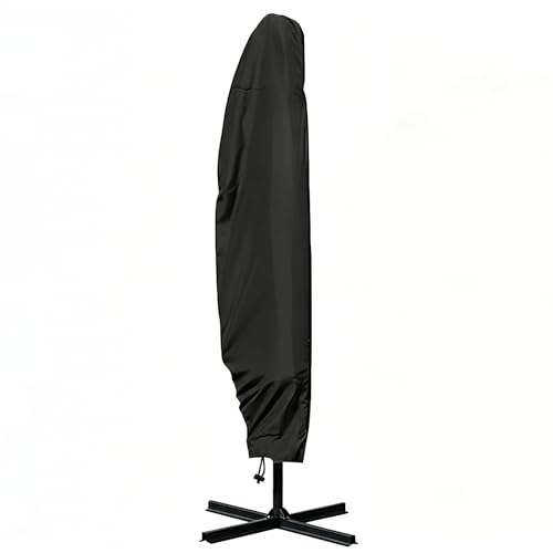 Housse Parasol Deporte Imperméable Housse de Protection pour Parasol Déporté , Housses Pour Parasols de jardin Oxford Anti-UV 265cm, Bache de Protection...