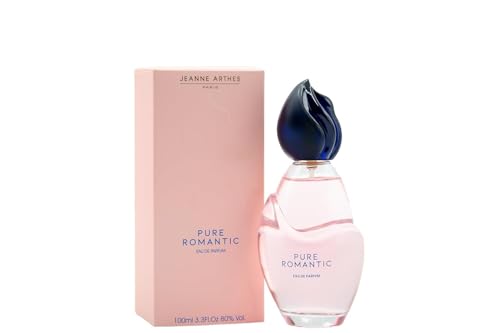 JEANNE ARTHES - Eau de Parfum Femme - Pure Romantic - Floral & Fruité - Bergamotto e frutto della passione - Made in France à Grasse - Regalo donna - 100 ml