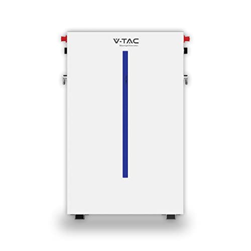  V-TAC batteria litio LFP DEYE accumulo impianto fotovoltaico 6.14Kwh 51.2V BMS integrato CEI-021 sku 11539