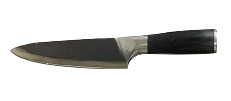 hoforife 8' Chef's Knife, Japanese Hand Forged Chefs Knife High Carbon Steel Core with Black wooden...