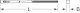 KS Tools 140.3056 Vierkant-Nadelfeile, 2mm