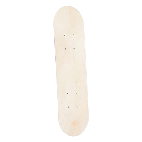 Abaodam Tablero Niños Monopatín Pizarra Monopatín para DIY Tablas De Skate Patinetas En Monopatín De Doble Cara Tablero De Luz Decorar Material Niño Niño Tablero De Madera
