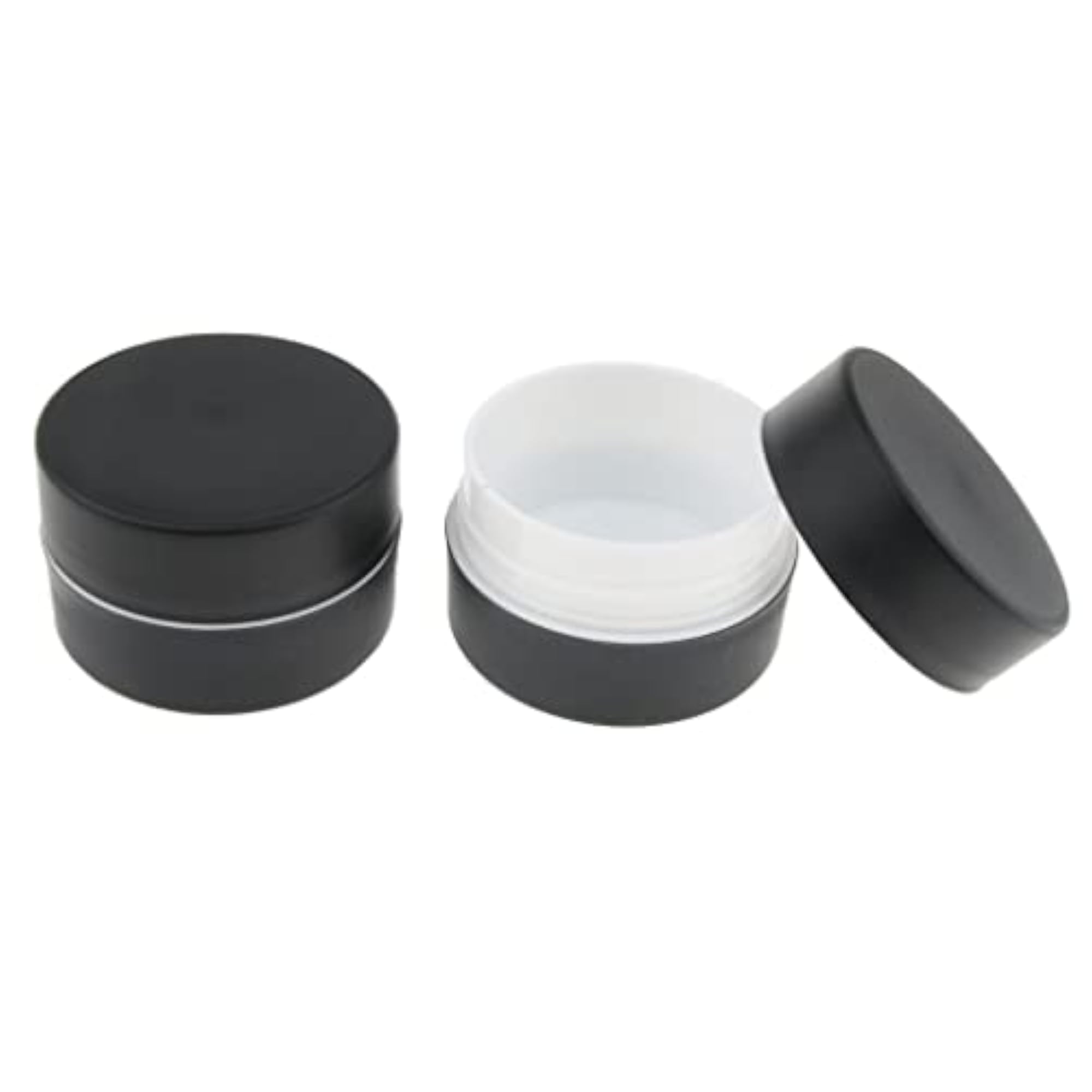 2X Round Empty Cream Jar Bottles for Cosmetics