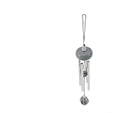 Zilimontt Carillon éolien en aluminium et bois avec tubes cuivrés, arrangement...