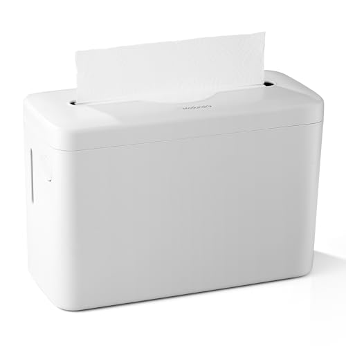 Modundry Papierhandtuchspender Tischspender für Multifold Papierhandtücher, Tissue Boxspender Kommerzielle Handtuchspender für Küche Badezimmer Büro Restaurant (Weiß)