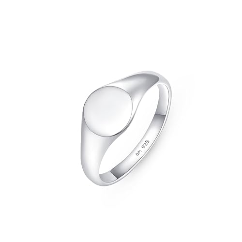 Amberta Bague en Argent Sterling 925 | Chevalière pour Femme | Style Pouce
