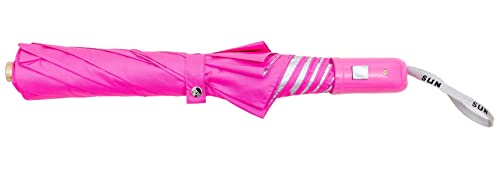 Image of Sun A-Series 2 Fold UV Protective Umbrella (Pink)