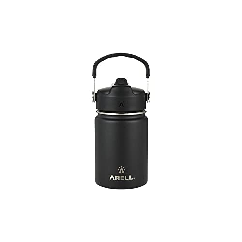 Garrafa Térmica Straw Flask 355 ML Black Sand Arell