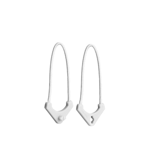 WANDRD Worryless™ Locking Zipper Pullers - Secure Your Travel Essentials - Zipper Locks for Travel Gear (Cloudbreak White)