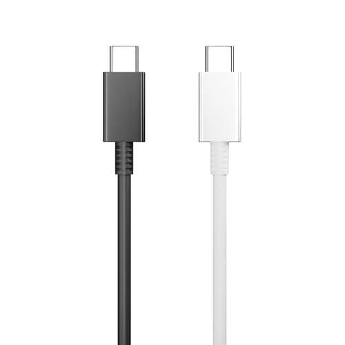 Image of butee Samsung 45W Original Type C to C 3.3 Ft Fast Charging USB C Cable High-Speed & Data Transfer Compatible with Samsung F16 /F06,F15 /F05 /F55 5G,F14 /F04 /F34 /F54,F23 /F13 /F04 /F45 /F12-Type-C Cord,Black
