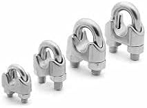3 mm Stainless Steel U - Bolt Type Wire Rope Clip Clamp Regular for BOAD Heavy Duty U-Bolt Type Wire Rope Clip Clamp (6)