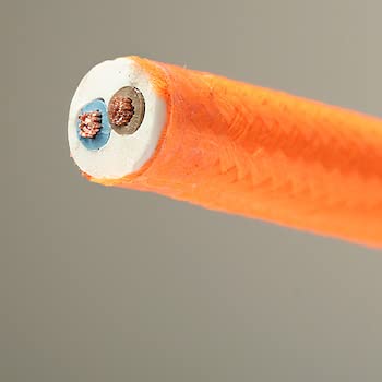 Oplot Vintage textielkabel 2-aderig | stofkabel, elektrische kabel 2x0