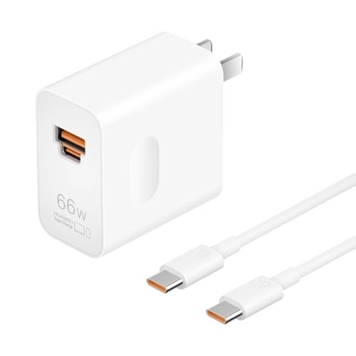 HUAWEI Supercharge Wall Charger (Max 66 W) 6A USB Type-C Premium Quality | Universal Compatibility | 8Layer Safety Protection，Mobile Phones, Tablets,Headphones