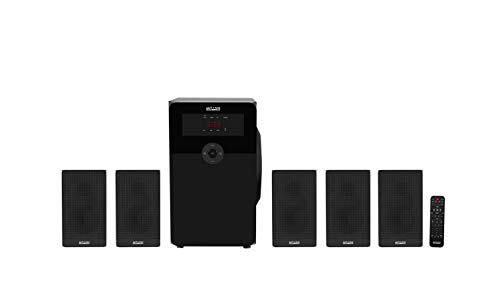 Image of Mitashi BS-120BT 8500 Watt 5.1 Channel Wireless Bluetooth Satellite Speaker with Dolby (Black)