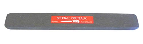 Piedra de afilar de Pirineos 160 x 20 x 10 calidad semidura acabado bereza.