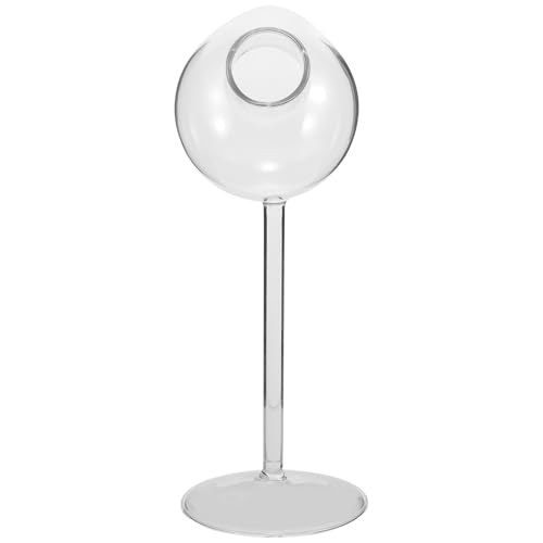 DECORNIJIA Calice da Vino in Vetro Creativo a Forma di Pisello Bicchiere di Vetro Riutilizzabile da 125 Ml Coppa per Cocktail Whisky e Dessert Adatto per Feste Ristoranti e Bar