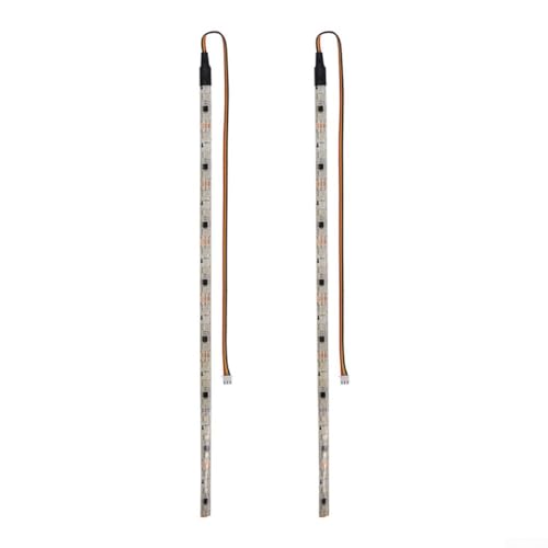 Besttoolifes Tira de luz LED para scooter Kugoo G2 Pro, cinta de iluminación lateral, impermeable y cortada a medida, paquete de 2 para una mayor visibilidad y estilo