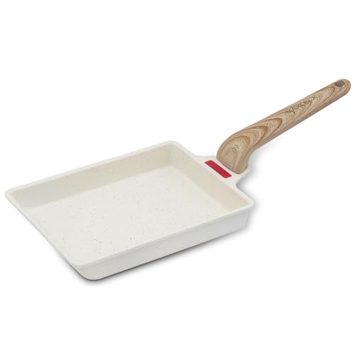 Small Egg Pan Tamagoyaki Nonstick Japanese Omelette Square Egg for Induction Gas Ceramic Stovetop