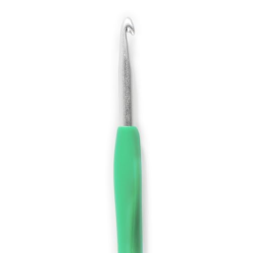 Clover 1048/I Green Amour Crochet Hook, Size I, 5.5mm