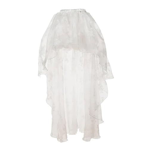 Jupe femme en tulle asymétrique confortable avec sa taille élastique