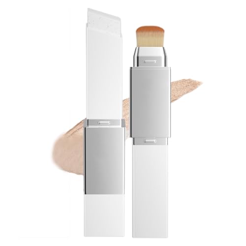 Teegxddy Sticks Correcteurs, Fond de teint liquide pour Peau Mature,Couvrance Totale à Moyenne,Avec tête de Pinceau, Pour tous les Types de Peau (Naturel)