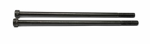 Image of iexcell 2 Pcs M10 x 240mm Partially Threaded Thread Pitch 1.5 mm Alloy Steel 12.9 Grade Hex Socket Head Cap Screws Bolts Kit, Black Oxide Finish