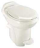 Thetford Aqua-Magic Style Plus High Profile Gravity RV Toilet with Ceramic Bowl, Bone