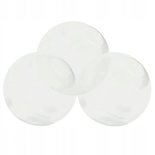 MISIOO 50 bolas transparentes de 6 cm para baño de bolas, juguetes seguros y no tóxicos, juguetes para bebés a partir de 1 año, a prueba de niños e irrompibles para diversión y juegos