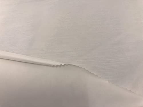 Tissu en nylon imperméable PU blanc 500x150cm pour couture et bâche