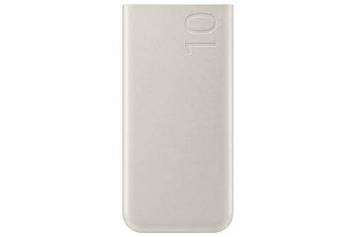 Samsung Powerbank EB-P3401 10.000 mAh Schnellladen mit bis zu 25 Watt 2X USB-C USB Power Delivery breite Kompatibilität Smartphone & Tablet inklusive Ladekabel Beige