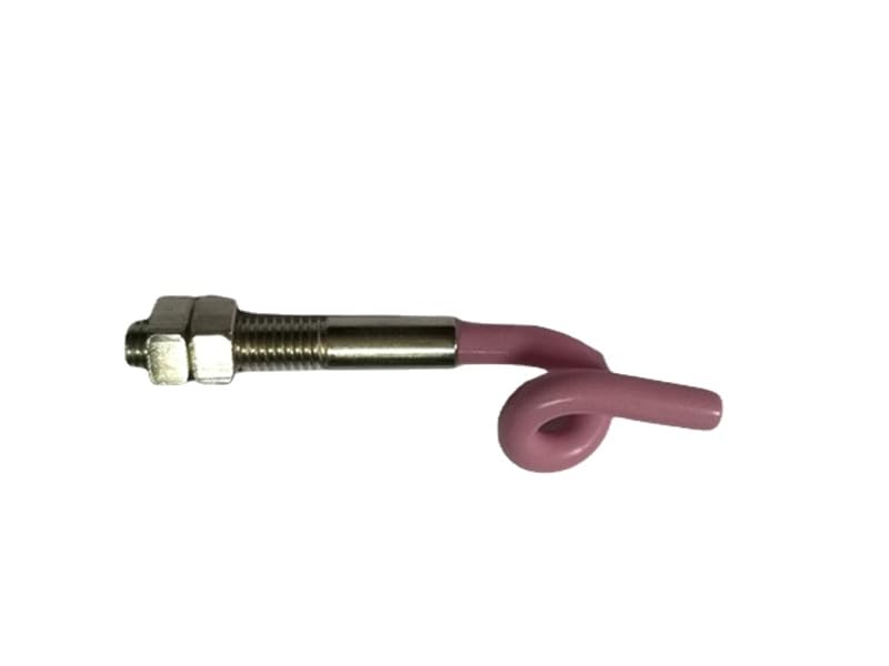 5pc wear-resistant porcelain eye textile ceramic pig tail thread M5 length 53mm pig tail coil wire jumper wire coil