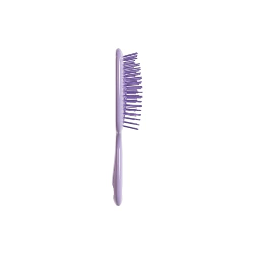 Image of FHI Heat UNbrush Mini Detangler Brush for Pain-Free Brushing on All Wet or Dry Hair Types - Durable Duoflex Anti-Static Bristles, Lightweight Handle, Vented Mini Hair Brush