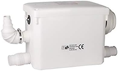 Steriflux Macerator Supersilent Sanitary Waste Pump Also Wall Hung WC Toilet Compact 400W Hideable