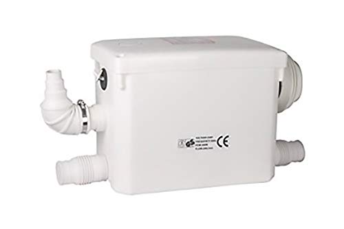 Steriflux Macerator Supersilent Sanitary Waste Pump Also Wall Hung WC Toilet Compact 400W Hideable