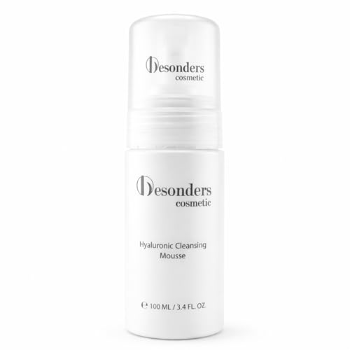 besonders cosmetic Espuma limpiadora Hyaluron 100 ml – Limpieza facial suave con cuidado hidratante, elimina suavemente las impurezas sin pérdida de humedad, mousse de limpieza para todo tipo de piel
